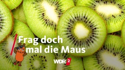 Aufgeschnittene Kiwi