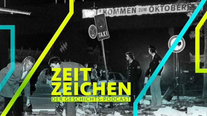 Polizei und Bestatter nach dem Anschlag auf das Oktoberfest