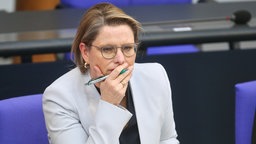 Bundesjustizministerin Stefanie Hubig (SPD) am 05.03.2026 im Bundestag
