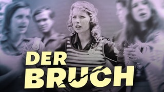 Das Beitragsbild des WDR5 Tiefenblick "Der Bruch – Frauen zwischen Ost und jetzt" zeigt eine Ostdeutsche Frau in den achtziger Jahren. 
