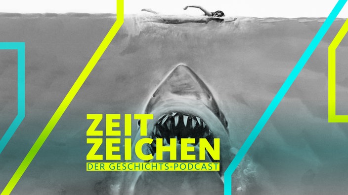 Film-Poster: Der Weisse Hai (Jaws, USA 1975, Regie: Steven Spielberg)