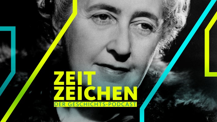 Die britische Krimiautorin Agatha Christie