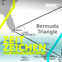 Kartenausschnitt mit dem Bermuda-Dreieck