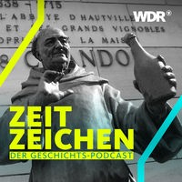 Die Statue des Mönchs Dom Perignon, geistiger Vater des Champagners