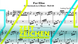 Die Noten von Beethovens "Für Elise"