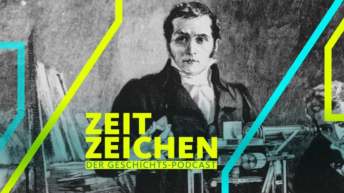 Joseph Fraunhofer erklärt seinen Freunden das Spektrometer, Holzstich um 1880