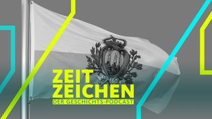Die Flagge San Marinos