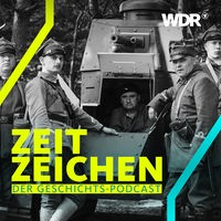 Inszenierung der Schlacht um Warschau: Männer in polnischer Uniform mit Panzerfahrzeug (Aufnahme von 2020)