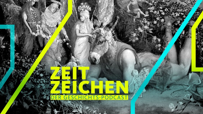 Szene aus Shakespeares "Ein Sommernachtstraum" (Gemälde aus dem 19. Jahrhundert)
