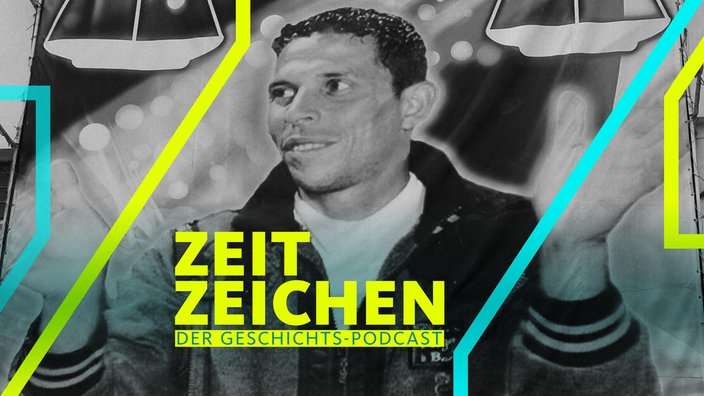 Das Plakat zeigt Mohamed Bouazizi, der sich am 17. Dezember 2010 aus Protest in Tunesien selbst verbrannt hat.