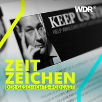 Wikileaks-Webseite mit einem Porträt von Julian Assange (Aufnahme von 2010)