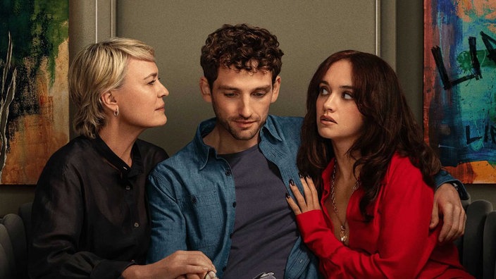 Filmszene aus "Das Gift der Seele" mit Robin Wright, Laurie Davidsons und Olivia Cooke (v.l.n.r.)