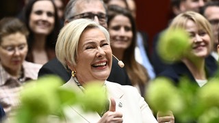 Die isländische Präsidentin Halla Tómasdóttir.