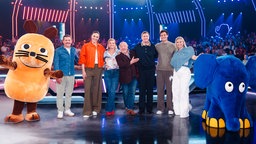 Die Finalisten mit der Maus und dem Elefanten