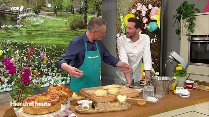 Osterkranz mit Hagelzucker