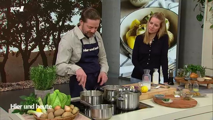Olaf Baumeister kocht Königsberger Klopse bei Hier und heute
