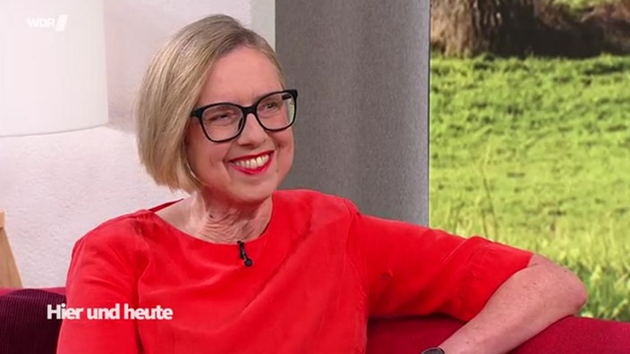 Aufnahme von Bestsellerautorin Ursula Ott.