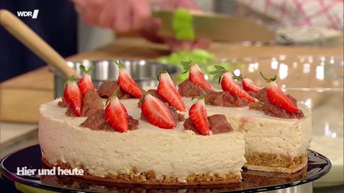 Rhabarber-Cheesecake