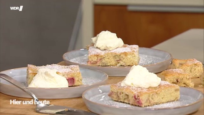 Rhabarberkuchen vom Blech