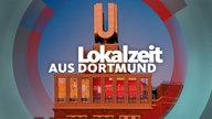 Panorama-Aufnahme von Dortmund umgeben von einem runden Rahmen