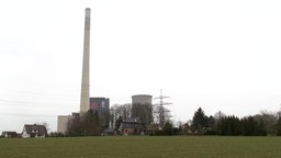 Das Bild zeigt das stillgelegte Steinkohlekraftwerk in Ibbenbüren
