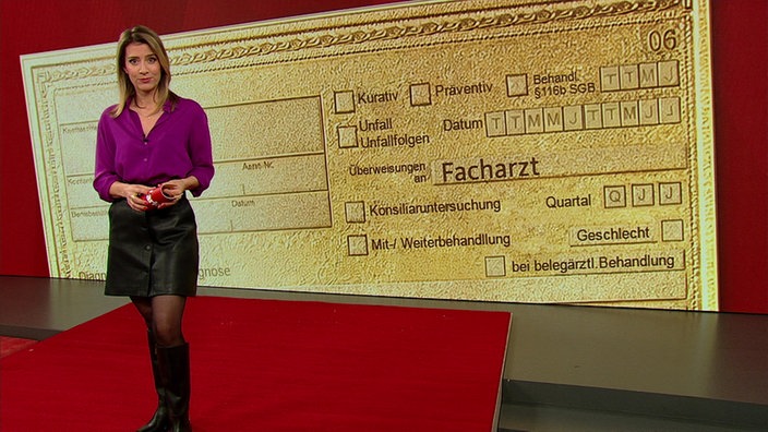 Moderatorin Catherine Vogel