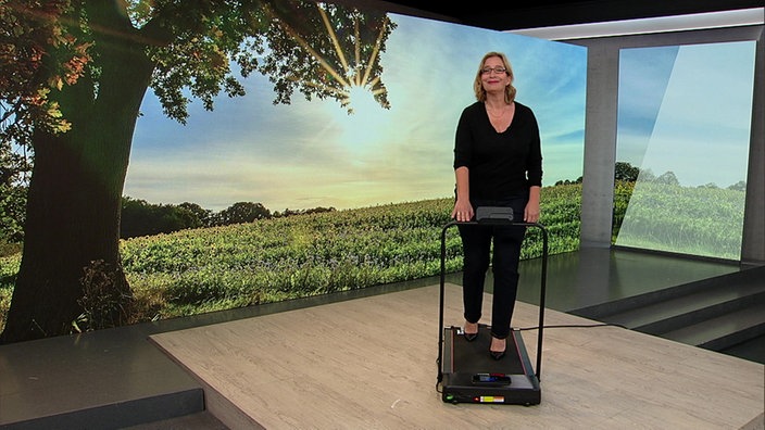 Moderatorin Yvonne Willicks im Servicezeit Studio