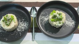 Das Bild zeigt ein Risotto.