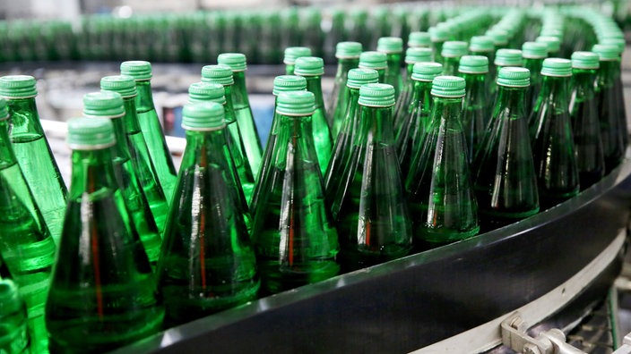 Abfüllanlage für Mineralwasser