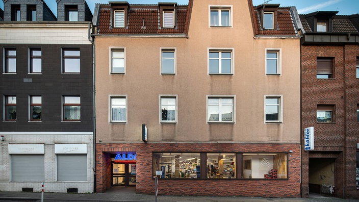 Aldi-Filiale im Geburtshaus der Aldi-Gründer Karl und Theo Albrecht