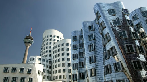 Neuer Zollhof von Frank Gehry in Düsseldorf