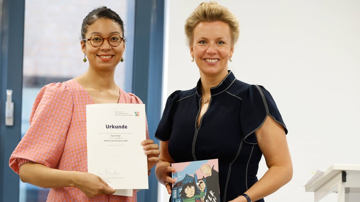 Verleihung der Auszeichnung für den Kinderbuchpreis