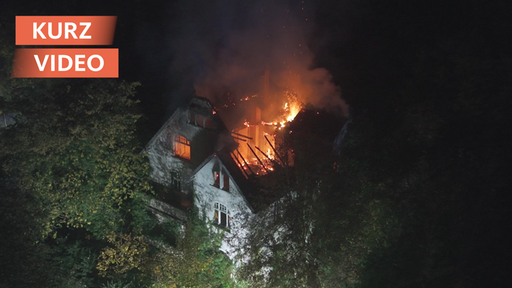 Brand in verlassener Villa in Hagen | Kurzvideo | tn 