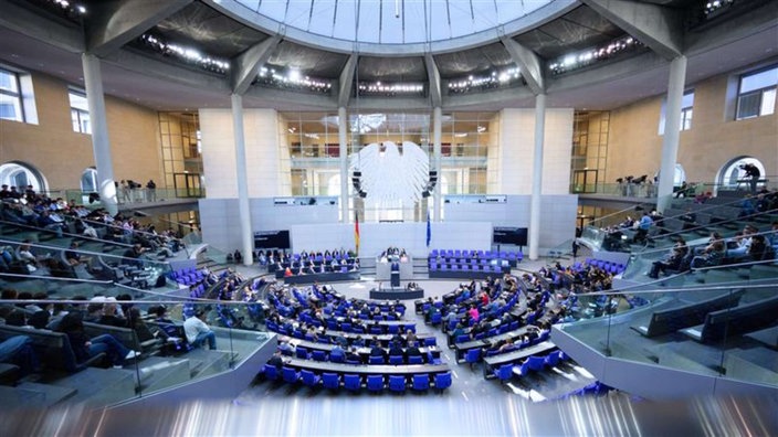 Deutscher Bundestag in Berlin