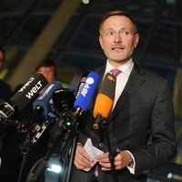 Christian Lindner gibt ein Statement