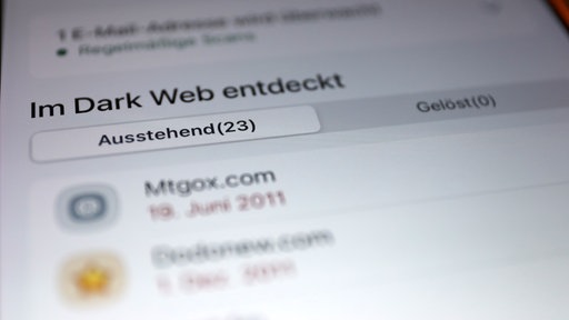 Passwort-Manager informieren heute auch über Sicherheitslecks im Darknet
