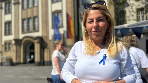 Porträt von Denise Schmidt, verantwortlich für die Liegend-Demo Initiation