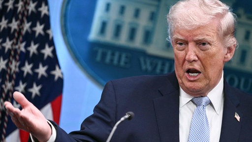 Donald Trump spricht über den Iran-Krieg 