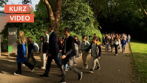 Schüler aus Erkrath laufen zum Ersatzstandort
