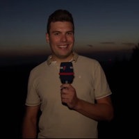 Felix Tusche beim Sternschnuppengucken in Winterberg