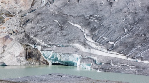Gletscherspalten auf dem Rhonegletscher