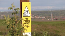 Mountainbike-Trails gibt es auf der Halde Hoheward in Herten genug.