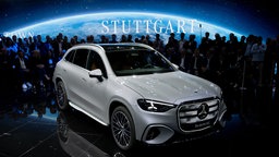 Der Mercedes-Benz GLC auf der Bühne