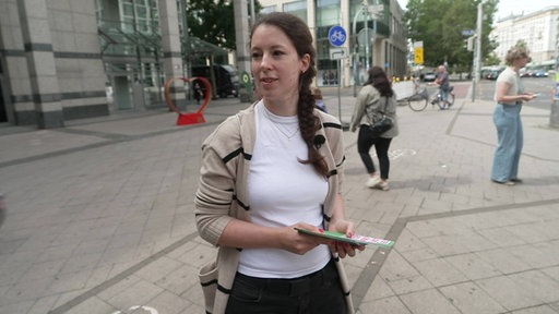 Jessica Frieß aus NRW engagiert sich für die Landtagswahl in Sachsen-Anhalt