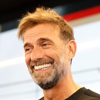 Portrait von Jürgen Klopp wie er lacht 