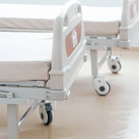 Betten im Krankenhaus