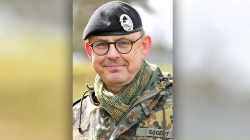 Brigadegeneral Marco Eggert, Kommandeur der Panzerbrigade 21 aus Augustdorf, Kreis Lippe