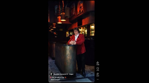 Geschäftsführerin der Discothek Himmerich, Marianne Limburg