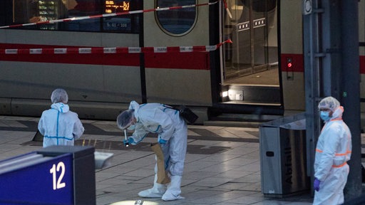 Spurensicherung nach Messerangriff 