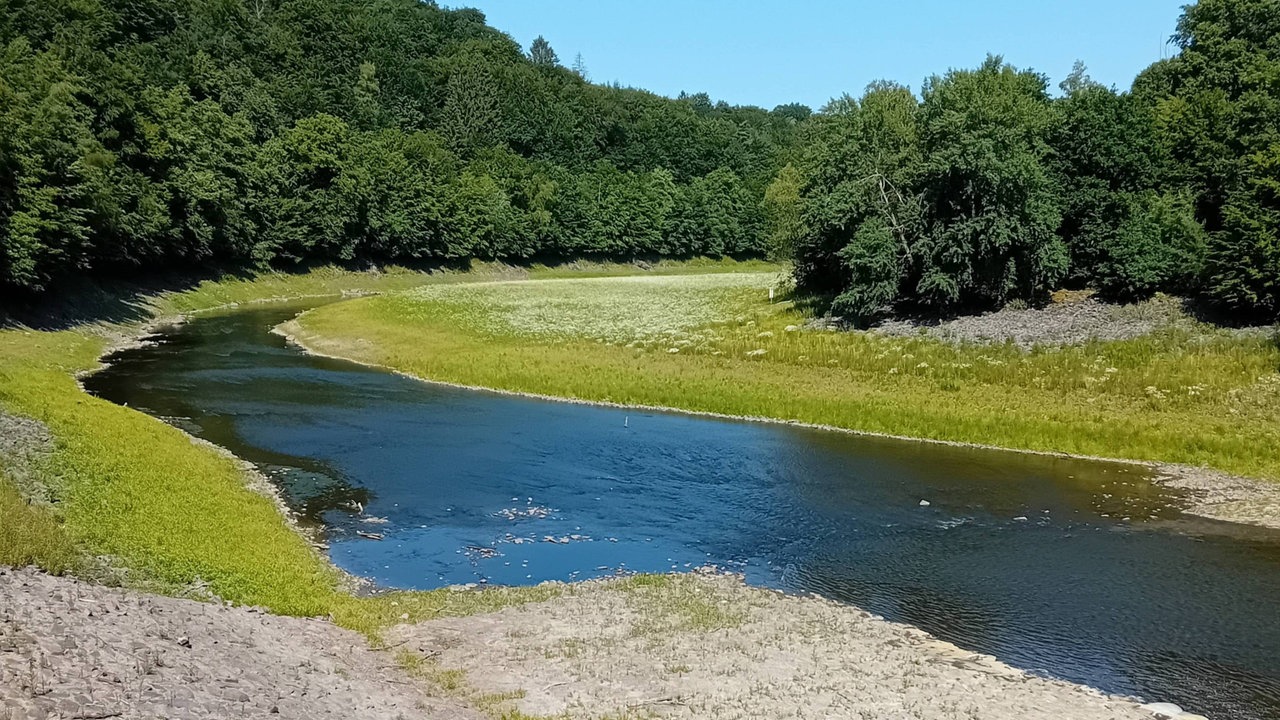 Die Wupper-Vorsperre in Hückeswagen